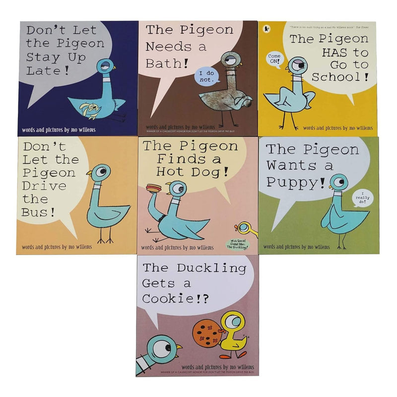 The Mo Willems Pigeon Book Collection - 7 Book Set