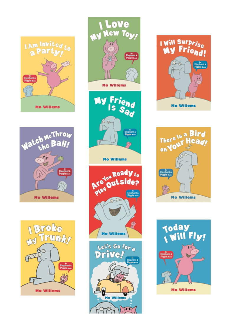 The Wonderful World of Elephant and Piggie 10 Book Set