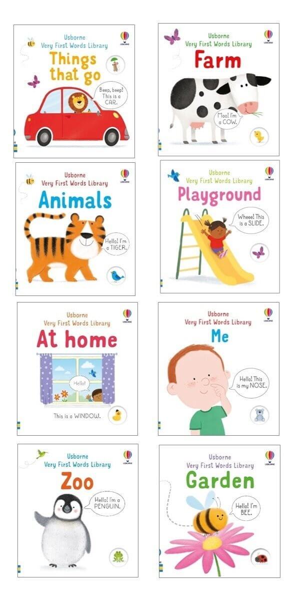 Usborne Very First Library Collection - 8 Board books