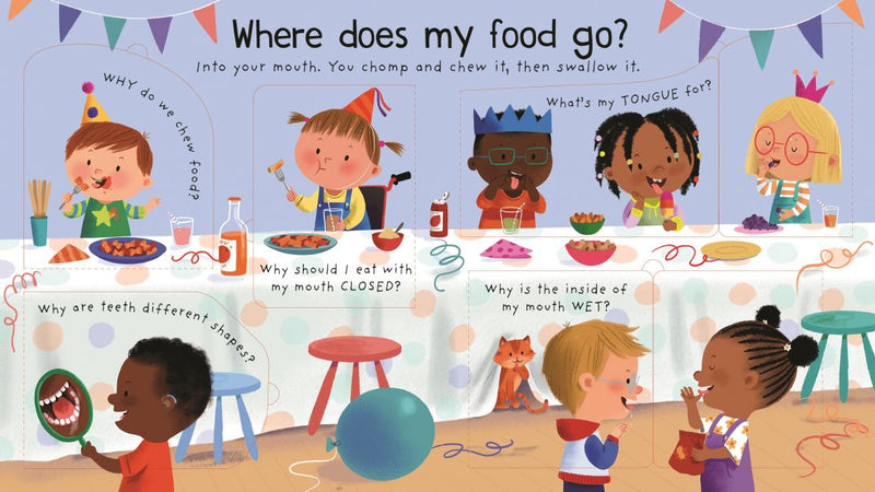 Where Does My Food Go? Lift - the - flap First Questions and Answers